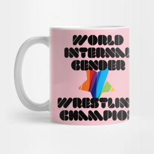 World Internal Gender Wrestling Champion (Black) Mug